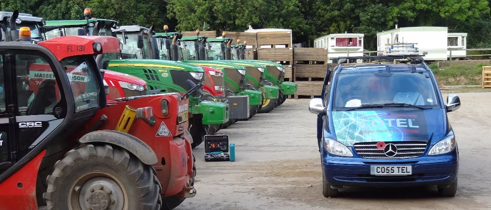 Radio systems support large scale farming organisations when managing amounts of workers. Wireless 2 way walkie talkie systems allow workers to contact eachother over distance, so business can run at its best.